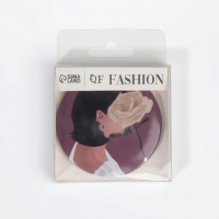 Зеркало карманное &laquo;ДЕВУШКИ&raquo;, d = 7,5 см, PVC - коробка, рисунок МИКС