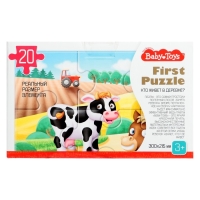 Пазл «Кто живет в деревне?», 20 элементов Пазл «Кто живет в деревне?», 20 элементов