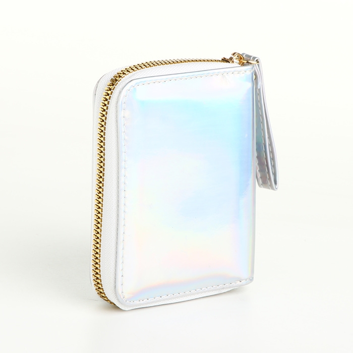 Кошелёк на молнии, цвет серебряный Кошелёк на молнии, цвет серебряный