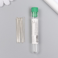 Иглы для бисера металл в пластиковой коробке набор 25 шт &Oslash; 0,52 мм