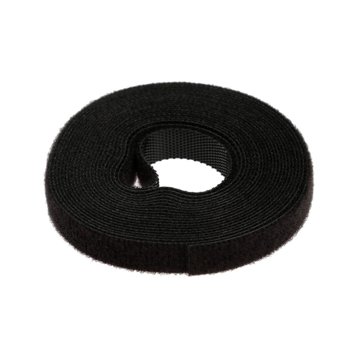 Лента-липучка для проводов 3000Х10Х1,5 мм ТУНДРА, цвет черный, 1 шт. Лента-липучка для проводов 3000Х10Х1,5 мм ТУНДРА, цвет черный, 1 шт.