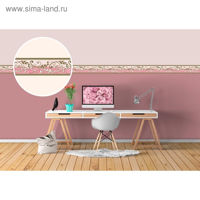 Бордюр Бордюр "Симфония" Б-025, ширина - 4 см, длина - 14 м