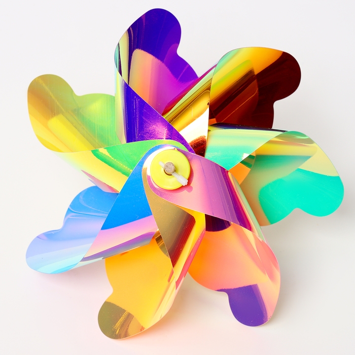 Ветерок &laquo;Цветочек&raquo; на деревянной палочке