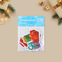 Наклейки новогодние на окна «Друзья», многоразовые, 10 х 10 см, Новый год Наклейки новогодние на окна «Друзья», многоразовые, 10 х 10 см, Новый год