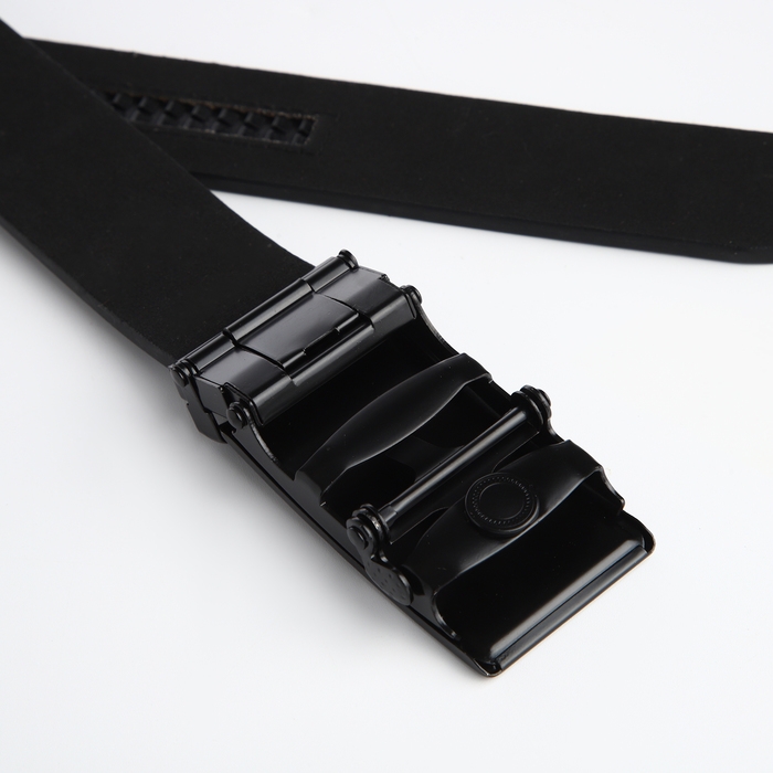 Ремень мужской «Великан», ширина 4 см, автомат, пряжка металл, цвет чёрный Ремень мужской «Великан», ширина 4 см, автомат, пряжка металл, цвет чёрный