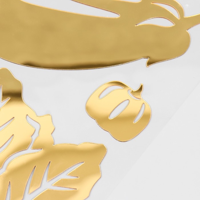 Наклейка интерьерная зеркальная Наклейка интерьерная зеркальная "Фрукты и ягоды" МИКС 31,5х41 см