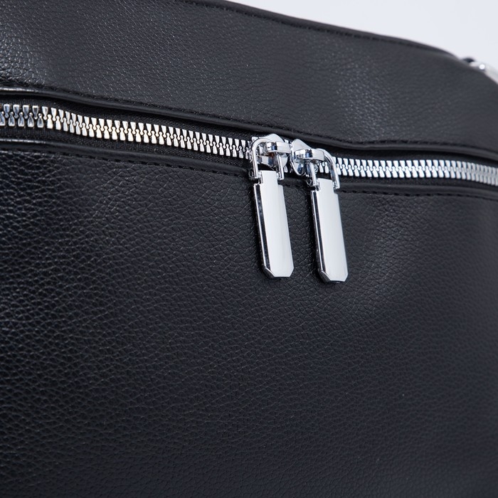 Сумка кросс-боди на молнии, цвет чёрный Сумка кросс-боди на молнии, цвет чёрный