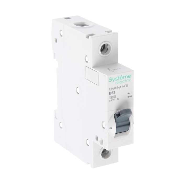 Автоматический выключатель SE City9 Set, B, 63 А, 1P, 4.5 kA, 230 В Автоматический выключатель SE City9 Set, B, 63 А, 1P, 4.5 kA, 230 В