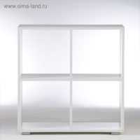 Стеллаж Зиг-заг, 710х356х720, Белый Стеллаж Зиг-заг, 710х356х720, Белый