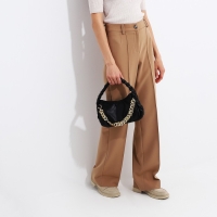 Сумка-багет на молнии, цвет чёрный Сумка-багет на молнии, цвет чёрный