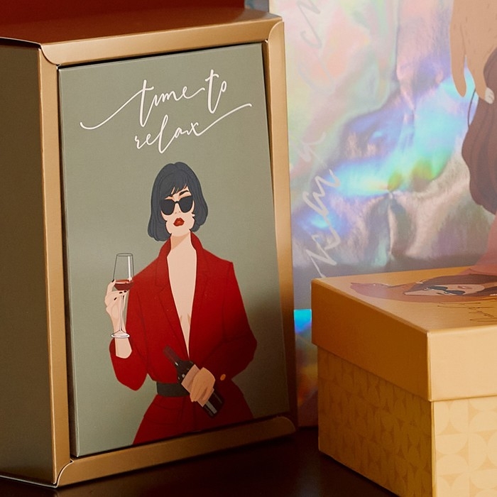 Коробка подарочная складная, упаковка, &laquo;GIRL&raquo;, 20 х 15 х 10 см