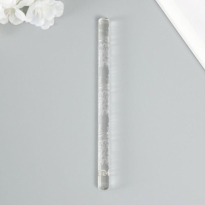 Скалка для творчества акрил Скалка для творчества акрил "Полевой цветок" 16х1 см