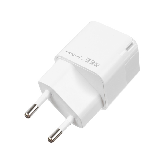 Сетевое зарядное устройство Maimi C108, USB, Type-C, 33 Вт, PD, белое