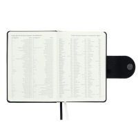 Ежедневник датированный 2024 A5 176 листов, deVENTE.Norwich, твёрдая обложка с поролоном из искусственной кожи, ляссе, кремовый блок 70 г/м2, чёрный Ежедневник датированный 2024 A5 176 листов, deVENTE.Norwich, твёрдая обложка с поролоном из искусственной кожи, ляссе, кремовый блок 70 г/м2, чёрный