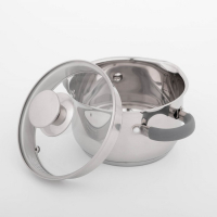 Кастрюля из нержавеющей стали Magistro Tefida, 1,7 л, крышка-дуршлаг, носик для слива, капсульное дно, силиконовые ручки Кастрюля из нержавеющей стали Magistro Tefida, 1,7 л, крышка-дуршлаг, носик для слива, капсульное дно, силиконовые ручки