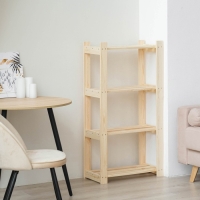 Стеллаж деревянный "Альфа 117" 117,8х64х28 см, 4 полки Стеллаж деревянный "Альфа 117" 117,8х64х28 см, 4 полки