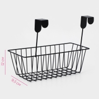 Корзина подвесная Доляна, 28×16,5×22 см, цвет МИКС Корзина подвесная Доляна, 28×16,5×22 см, цвет МИКС