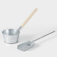 Набор &laquo;Банный&raquo;, совок оцинкованный, ковш 1,5 л