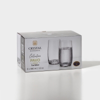 Набор стеклянный стаканов для воды PAVO AQUA, 380 мл, 6 шт Набор стеклянный стаканов для воды PAVO AQUA, 380 мл, 6 шт