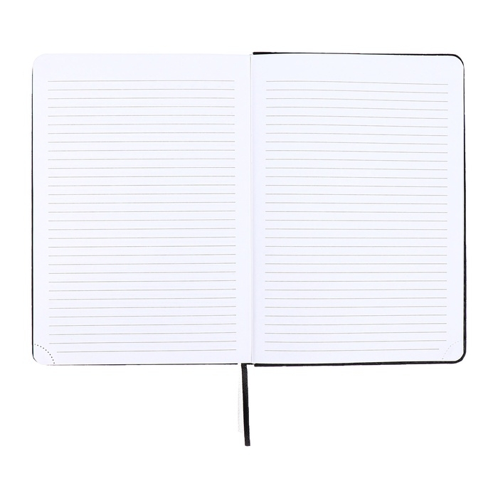 Ежедневник недатированный, A5, 136 листов, кожзам, deVENTE.Elizabeth, твердая обложка с поролоном, хлястик, перфорация, ляссе, блок 70%, черный