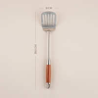 Лопатка перфорированная из нержавеющей стали SL Home, &laquo;Рустик&raquo;, 39,5&times;8 см, цвет серебряный