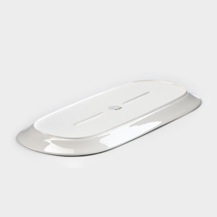 Блюдо овальное фарфоровое «Винни Пух», 33×15 см Блюдо овальное фарфоровое «Винни Пух», 33×15 см