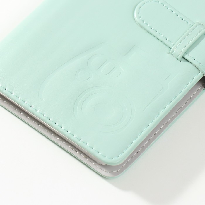 Фотоальбом для фото мини камер 96 фото 8,9х6 см "Фотик" нежно-голубой 1,5х11,5х19 см