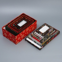 Набор подарочных коробок 10 в 1 &laquo;Елочные игрушки&raquo;, 12 х 7 х 4 - 32.5 х 20 х 12.5 см, Новый год