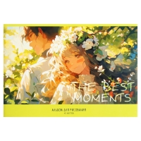 Альбом для рисования А4, 40 листов на скрепке "Аниме", обложка картон, блок офсет 100 г/м2, МИКС Альбом для рисования А4, 40 листов на скрепке "Аниме", обложка картон, блок офсет 100 г/м2, МИКС