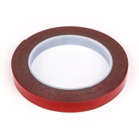 Клейкая лента TORSO, двусторонняя, усиленная, 10 мм &times;  5 м