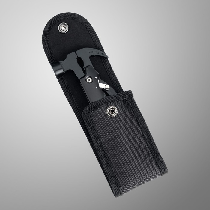 Мультитул с плоскогубцами и молотком, черные Мультитул с плоскогубцами и молотком, черные