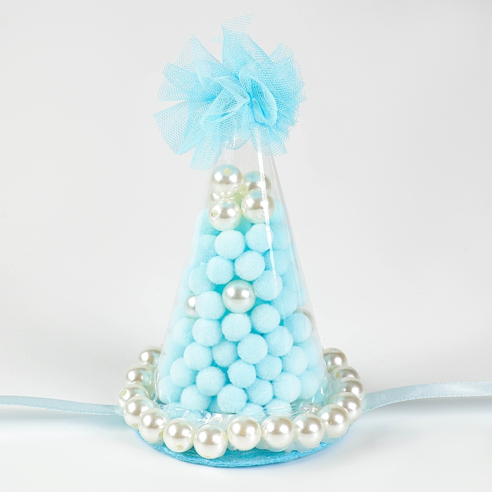 Колпак &laquo;Нежность&raquo;, цвет голубой