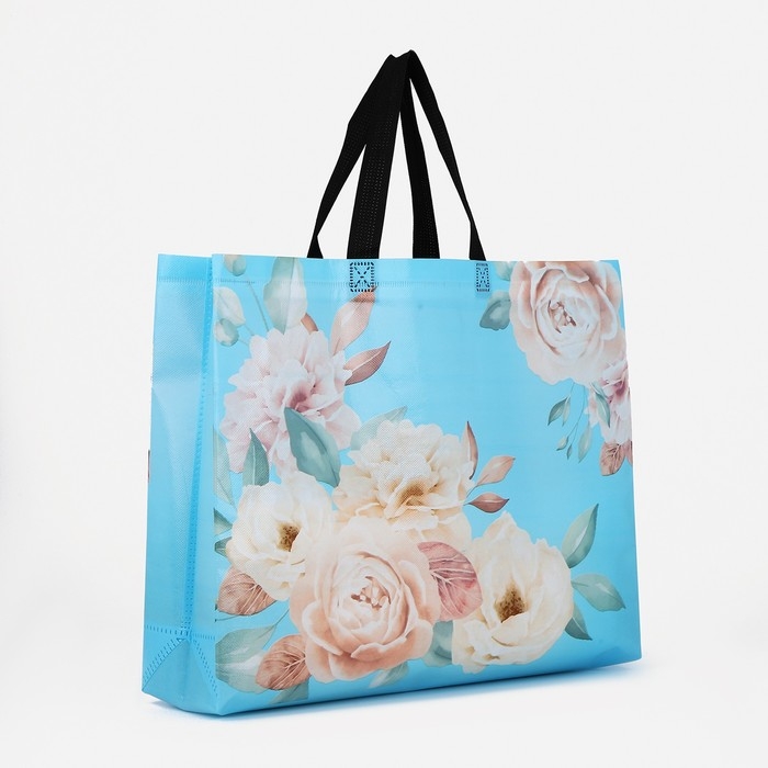 Сумка хозяйственная без застёжки, цвет голубой Сумка хозяйственная без застёжки, цвет голубой