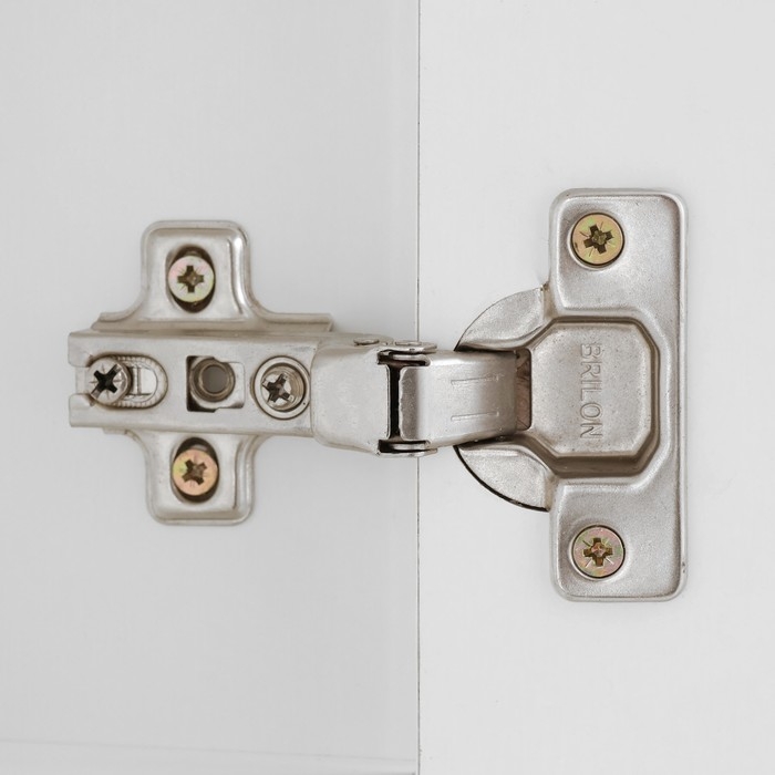 Зеркало-шкаф для ванной комнаты Зеркало-шкаф для ванной комнаты "Эко-45" с нишей, белый, 45 х 66,2 х 12 см