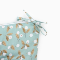 Сидушка на стул Этель "Цветы" цв.голубой, 40х40 см, 100% п/э Сидушка на стул Этель "Цветы" цв.голубой, 40х40 см, 100% п/э