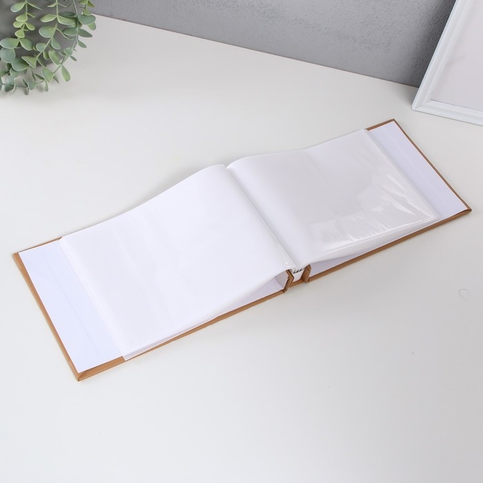 Фотоальбом на 50 фото 15х21 см "Сердечки и кружево" кожзам, в коробке 4х26х18,5 см