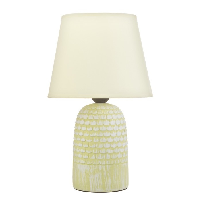 Настольная лампа Настольная лампа "Арабика" E27 40Вт мятный 20х20х33 см RISALUX