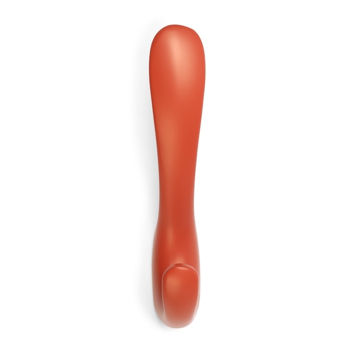 Крючок мебельный CAPPIO HEEL LIGHT, двухрожковый, кирпичный