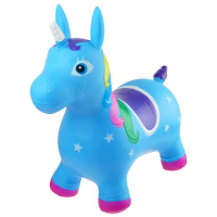 Попрыгун ZABIAKA &laquo;Единорог&raquo;, 58х26х52 см, 1300 г, цвет МИКС