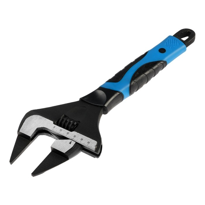 Ключ разводной с очень тонкими губками ТУНДРА, 2К рукоятка, толщина 4 мм, до 60 мм, 300 мм Ключ разводной с очень тонкими губками ТУНДРА, 2К рукоятка, толщина 4 мм, до 60 мм, 300 мм