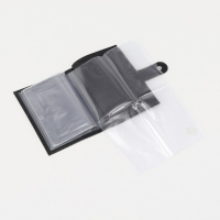 Обложка для автодокументов и паспорта на кнопке, цвет чёрный Обложка для автодокументов и паспорта на кнопке, цвет чёрный