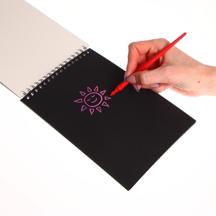 Гравюра блокнот детский &laquo;Поехали!&raquo;, 10 листов, штихель, для мальчика