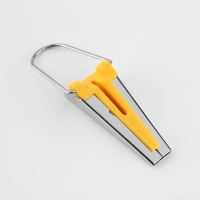 Устройство для складывания косой бейки, 12 мм, цвет жёлтый Устройство для складывания косой бейки, 12 мм, цвет жёлтый