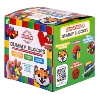 Конструктор &mdash; пластилин Gummy Blocks, разноцветные детали, МИКС
