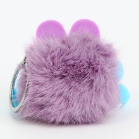 Мягкая игрушка «Пушистик с ушками» на брелоке, 10 см, цвет МИКС Мягкая игрушка «Пушистик с ушками» на брелоке, 10 см, цвет МИКС