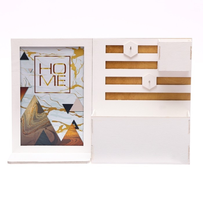 Ключница настенная &laquo;Home&raquo;, горы, 42 &times; 28.7 &times; 8 см.