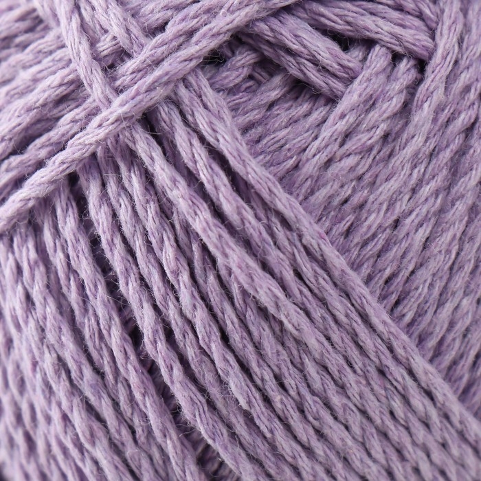 Пряжа "Мягкий хлопок" 70% хлопок, 30% нейлон 220м/100гр (058 сирень)