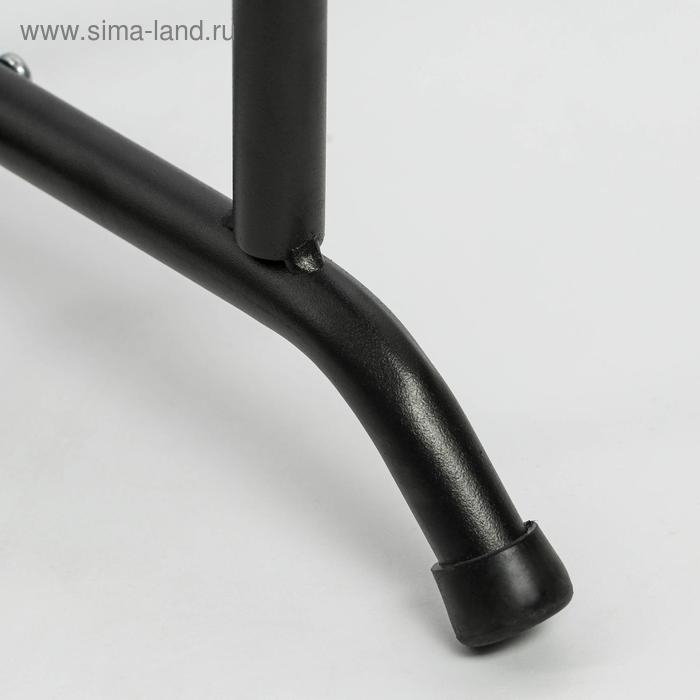 Вешалка костюмная, 37&times;34&times;104 см, цвет чёрный