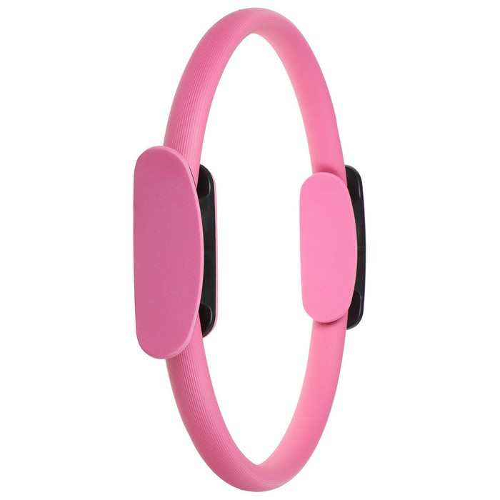 Кольцо для пилатеса ONLYTOP, d=37 см, цвет розовый Кольцо для пилатеса ONLYTOP, d=37 см, цвет розовый