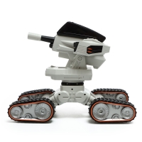 Танк &laquo;Луноход&raquo;, радиоуправление, звук, стреляет гелевыми пулями, белый